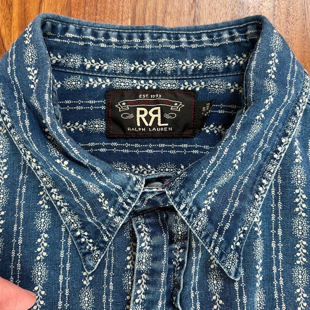 Ralph Lauren RRL Western Shirt Mens Size L